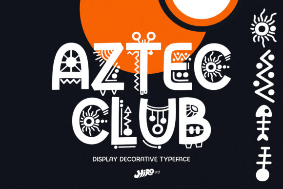 Aztec Club: A Display Typeface with Cultural Warmth