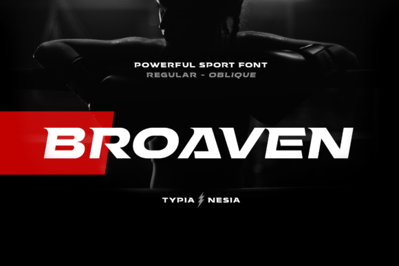 Broaven Font: Bold Slab Serif for Crafters & Makers