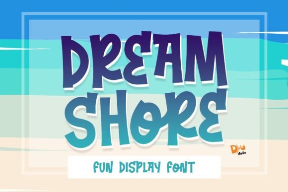 Dream Shore Font: Playful Sans Serif for Handmade Labels & Printables