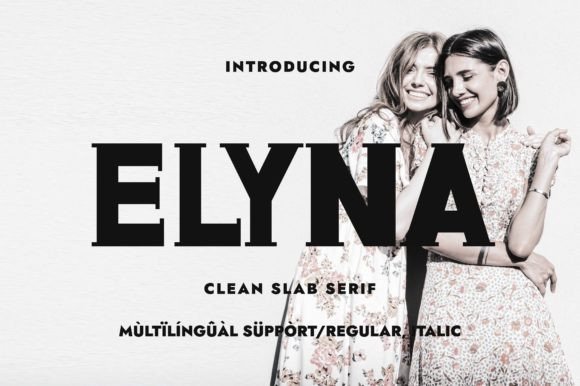 Elyna: A Charming Slab Serif Font for Small Business Branding