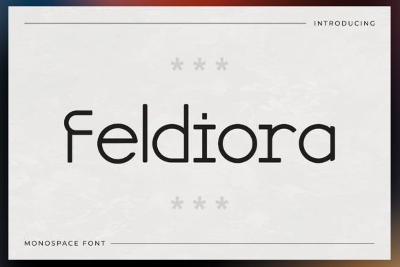 Feldiora: A Standout Monospace Display Font for Marketers