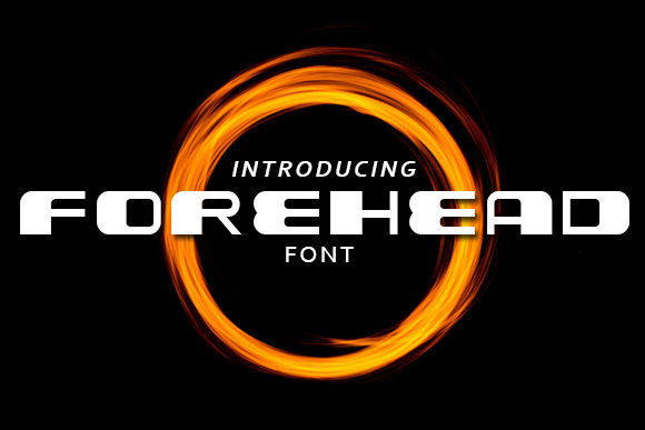 Forehead: A Bold Display Font That Makes Handmade Products Shine