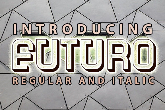 Futuro: A Bold Display Font That Commands Attention Online