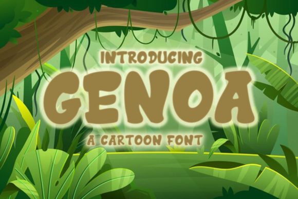 Genoa: A Playful Display Font That Lifts Your Digital Brand