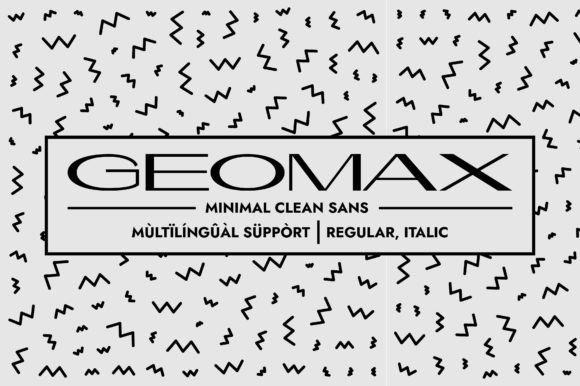 Geomax: A Bold Yet Delicate Sans Serif for Modern Web Design