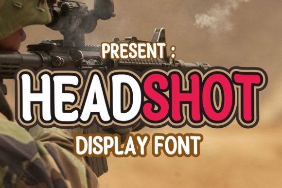 Headshot Display Font for Handmade Labels & Printables