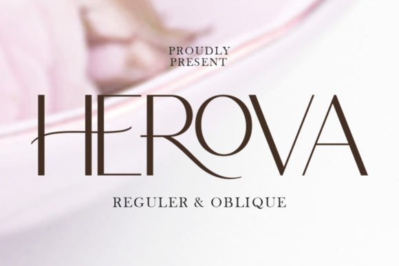 Herova: A Modern Serif Font That Elevates Your Brand