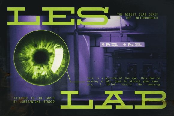 Leslab: A Bold Serif That Commands Attention