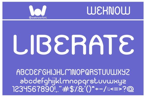 Liberate: A Display Font That Commands Attention