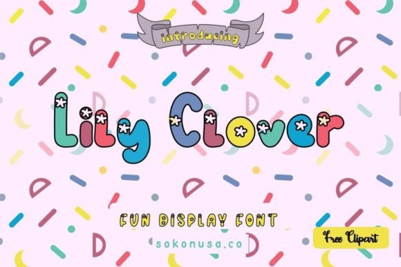 Lily Clover: A Playful Display Font for Digital Branding