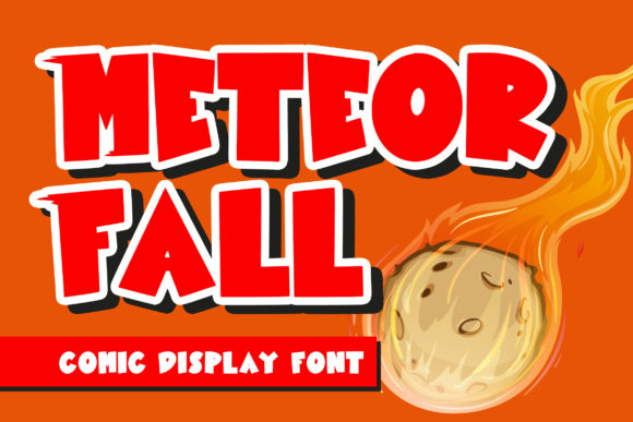 Meteor Fall: A Handwritten Display Font for Digital Branding