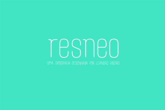 Resneo: A Display Font That Elevates Digital Branding