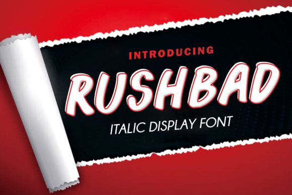 Rushbad: A Bold Display Font That Elevates Your Brand