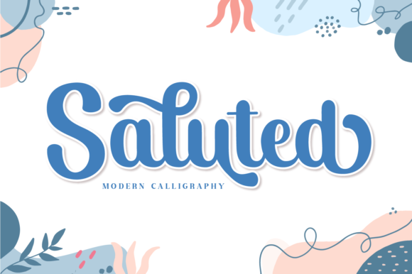 Saluted: A Stylish Display Font for Modern Web Design