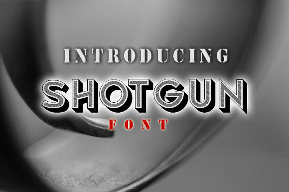 Shotgun: A Bold Display Font for Memorable Branding