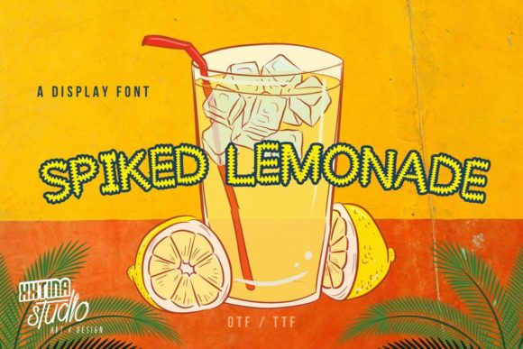 Spiked Lemonade: A Display Font That Makes Your Brand Pop