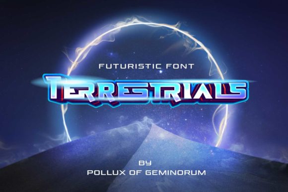 Terrestrials: A Futuristic Display Font with Editorial Warmth